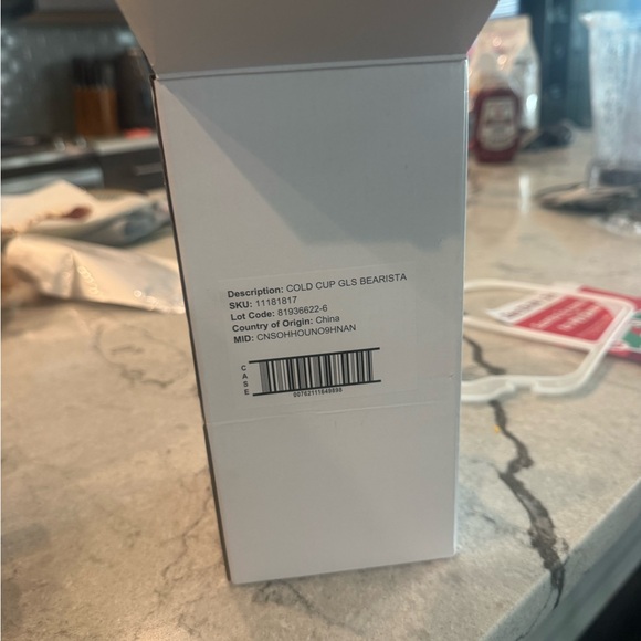 Starbucks Bearista Glass Cup - Picture 3 of 3